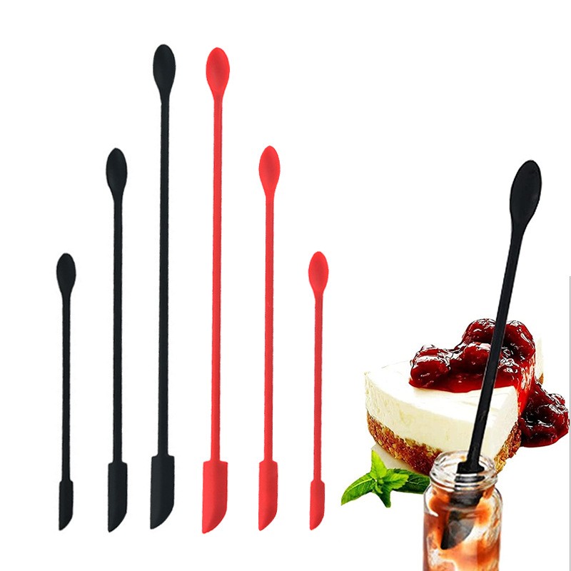 AMAZON SALES SILICONE KITCHEN ACCESSORIES KITCHEN UTENSILS BAKING TOOLS MINI JAM SPATULA MULTI-FUNCTION SILICONE SCRAPER SPATULA