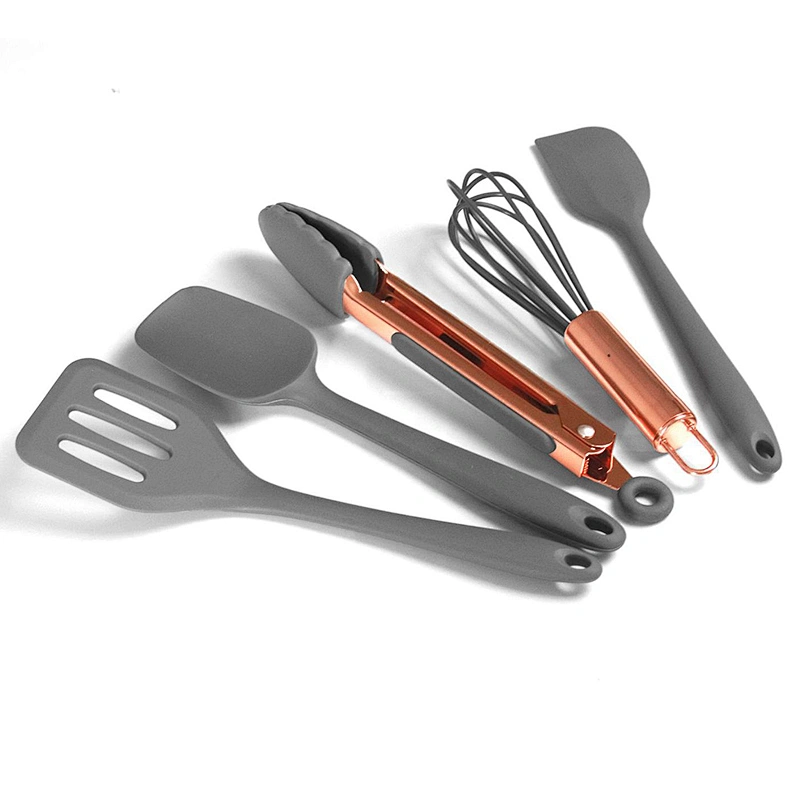 YANGJIANG FACTORY WHOLESALE SILICONE UTENSILS KITCHEN ACCESSORIES SILICONE COOKING UTENSILS SET FOR KITCHEN