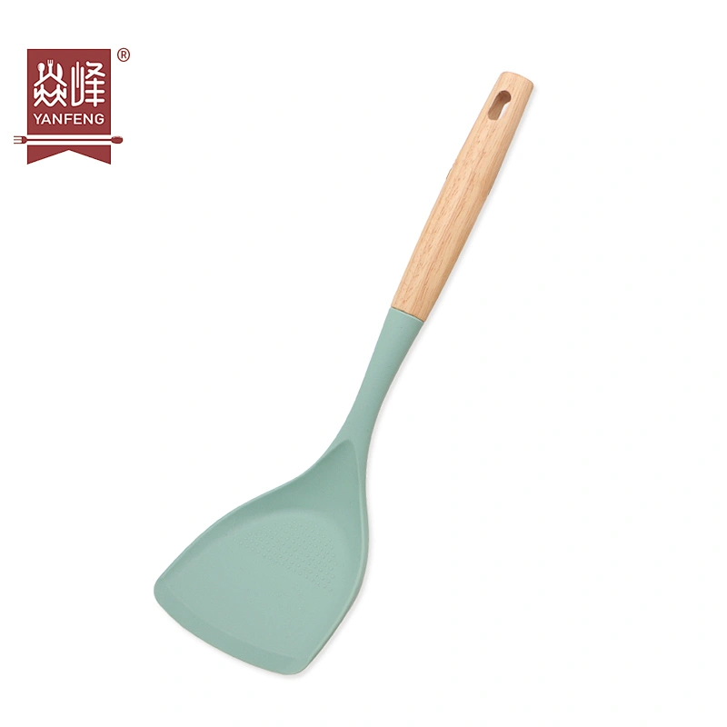 New Products Silicone High Quality Kitchen Turner Heat-resistant Non-slip Cooking Utensils Silicone Turner