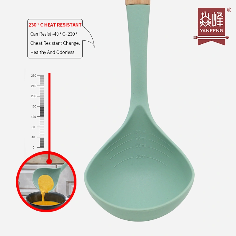 Amazon Products High Quality Kitchen Accessories Silicone Kitchen Ladle Non Stick Heat Resistant Silicone Soup Ladle