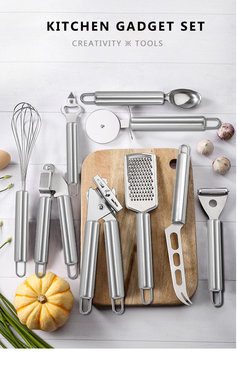 Best Seller 2022 Non-stick Cookware Stainless Steel Utensils Set Kitchen Accessories Cooking Tools Kitchen Gadgets Sets