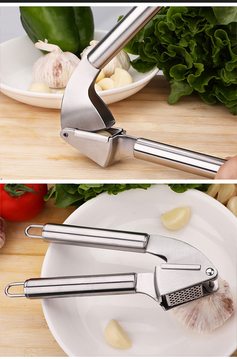 Factory Outlet High Quality Manual Garlic Squeezer Kitchen Tools Multifunction Garlic Press Crusher