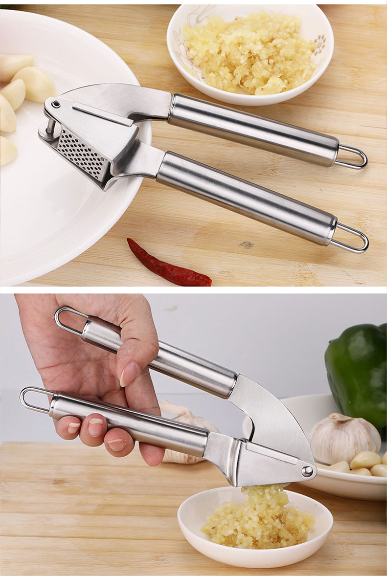 Factory Outlet High Quality Manual Garlic Squeezer Kitchen Tools Multifunction Garlic Press Crusher