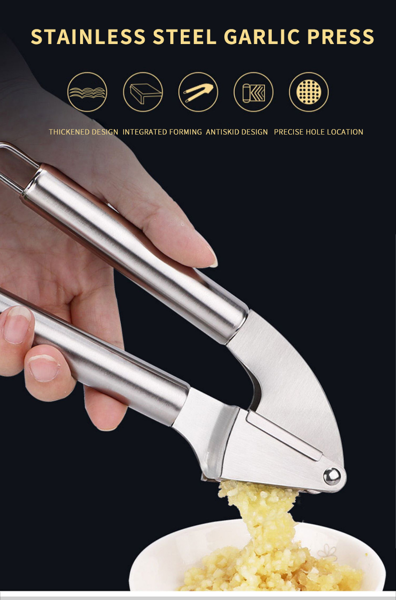 Factory Outlet High Quality Manual Garlic Squeezer Kitchen Tools Multifunction Garlic Press Crusher