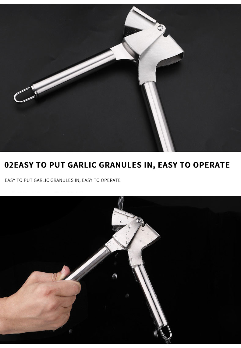 Factory Outlet High Quality Manual Garlic Squeezer Kitchen Tools Multifunction Garlic Press Crusher