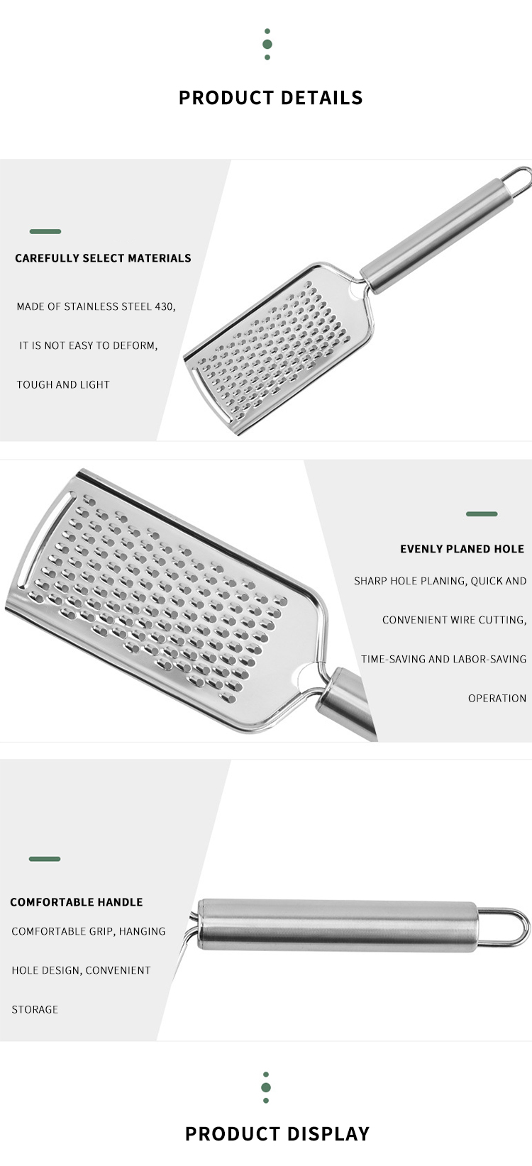 Professional Zesting Tools Multi Function Kitchen Manual Food Cheese grater Vegetable Chopper Lemon Grater With Stainless Steel