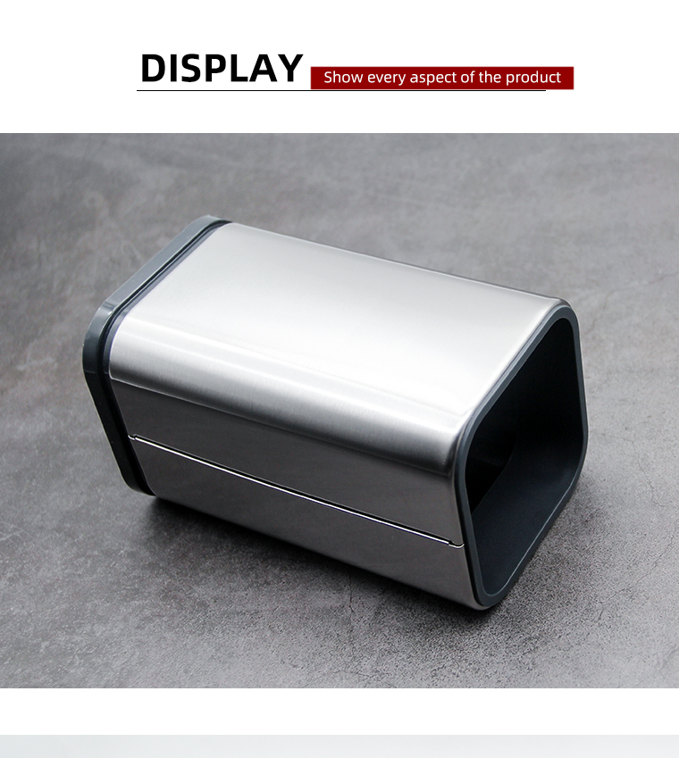 Factory Wholesale Kitchen Utensil Holder Stainless Steel Tableware Storage Organizer Holder Kitchen Tools Chopstick Utensil Hold