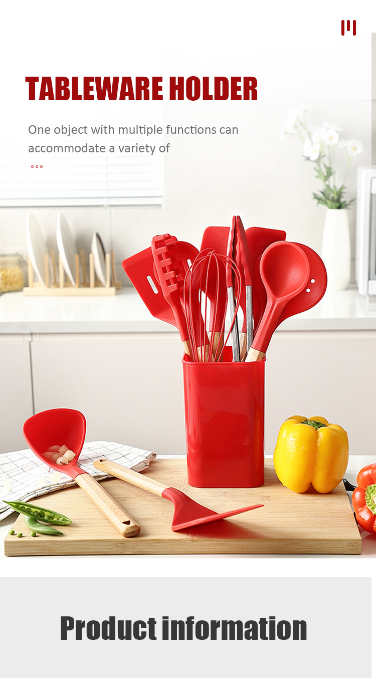 Amazon Hot Sell Plastic Storage Utensil Holder Kitchen Accessories Organizer Storage Utensil Cutlery Holder For Forks Spoons