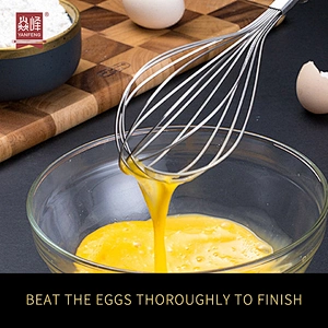 Gadgets 2022 Innovative Heat Resistant Stainless Steel Whisk Kitchen Accessories Cream Utensils Whisk Manual Mixer Egg Beater