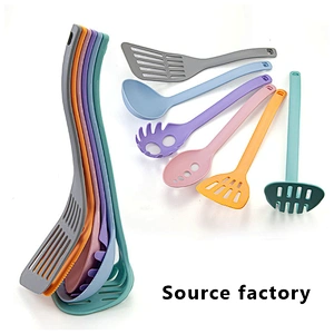 Hot Selling 6pcs Kitchen Cooking Utensils Heat Resistant kitchen tool Nylon Utensils Set for non stick cookware