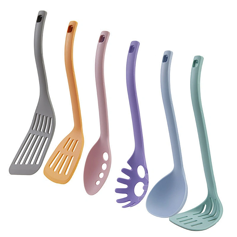 Hot Selling 6pcs Kitchen Cooking Utensils Heat Resistant kitchen tool Nylon Utensils Set for non stick cookware