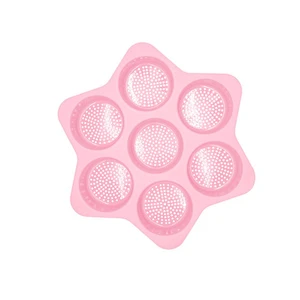 Amazon Hot Sell Eco-friendly Silicone Baking Bread Mold Burger Bun Mold Baking Tools Silicone Hamburger Mold