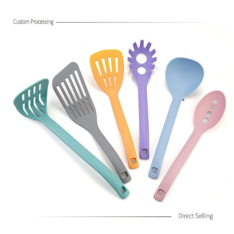 Hot Selling 6pcs Kitchen Cooking Utensils Heat Resistant kitchen tool Nylon Utensils Set for non stick cookware