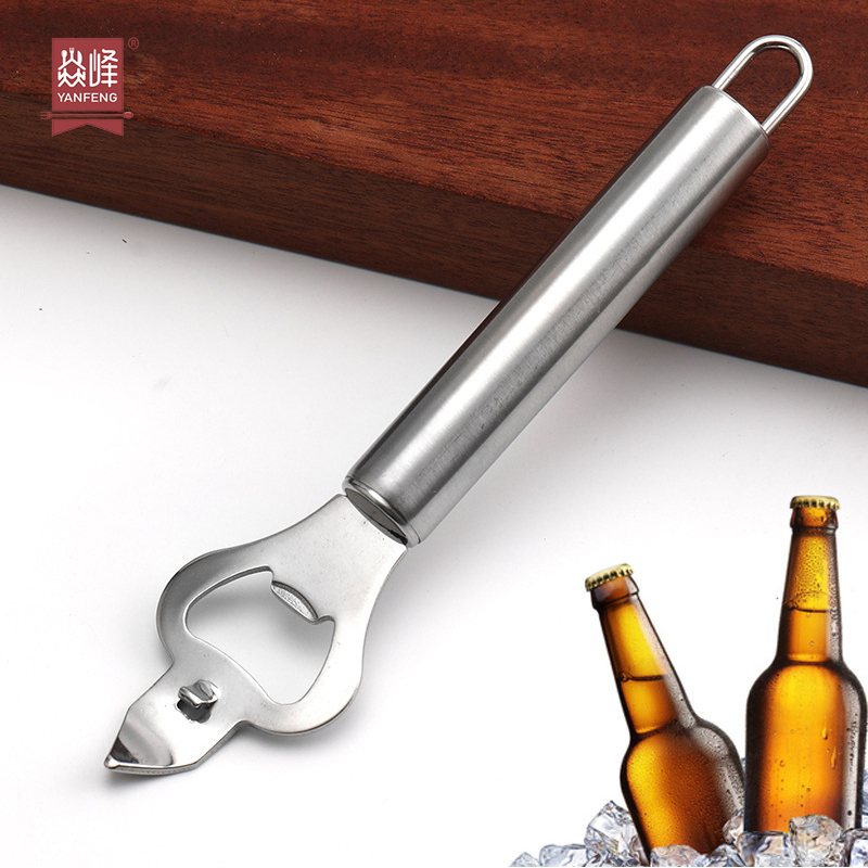 Factory Hot Sale Eco Friendly Metal Beer Bottle Can Opener Kitchen Tools Stainless Steel Beer Bottle Opener