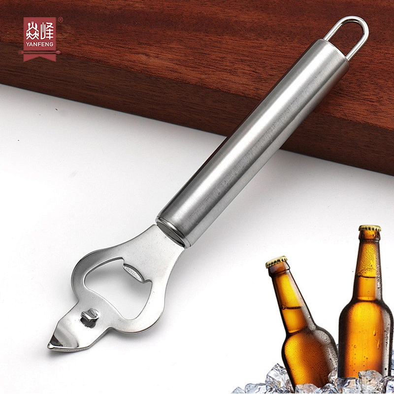 Factory Hot Sale Eco Friendly Metal Beer Bottle Can Opener Kitchen Tools Stainless Steel Beer Bottle Opener