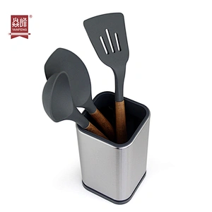 Factory Wholesale Kitchen Utensil Holder Stainless Steel Tableware Storage Organizer Holder Kitchen Tools Chopstick Utensil Hold