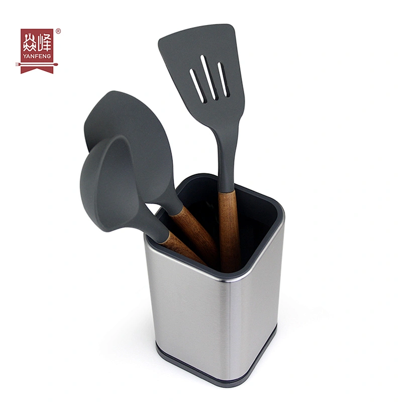 Factory Wholesale Kitchen Utensil Holder Stainless Steel Tableware Storage Organizer Holder Kitchen Tools Chopstick Utensil Hold