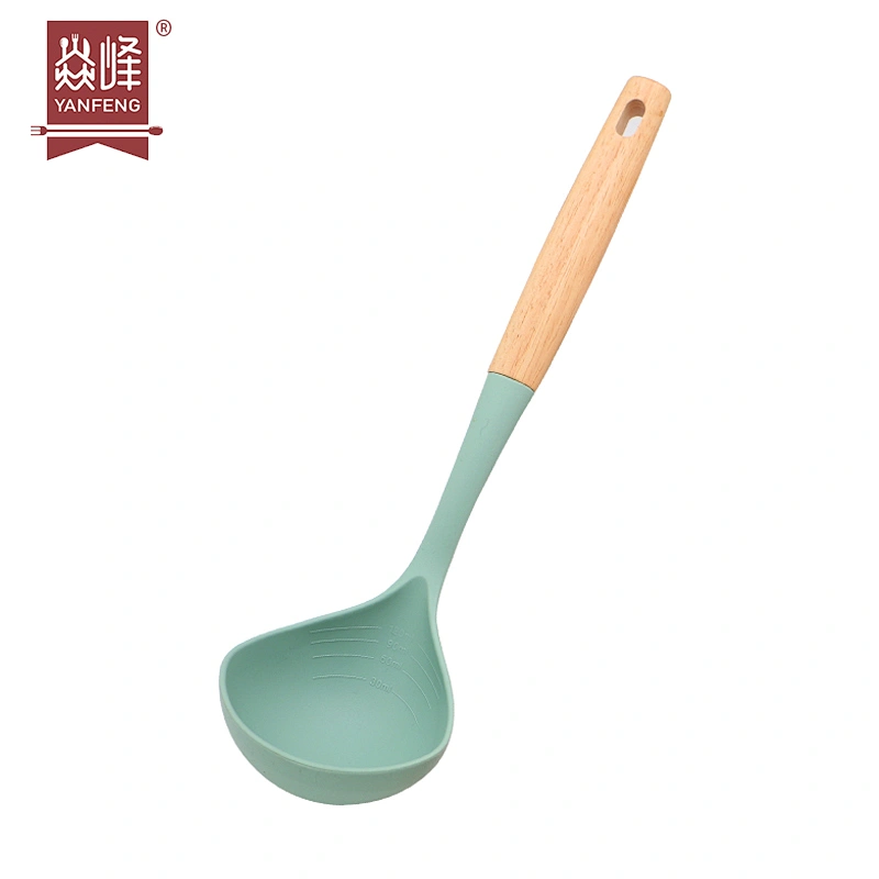 Amazon Products High Quality Kitchen Accessories Silicone Kitchen Ladle Non Stick Heat Resistant Silicone Soup Ladle