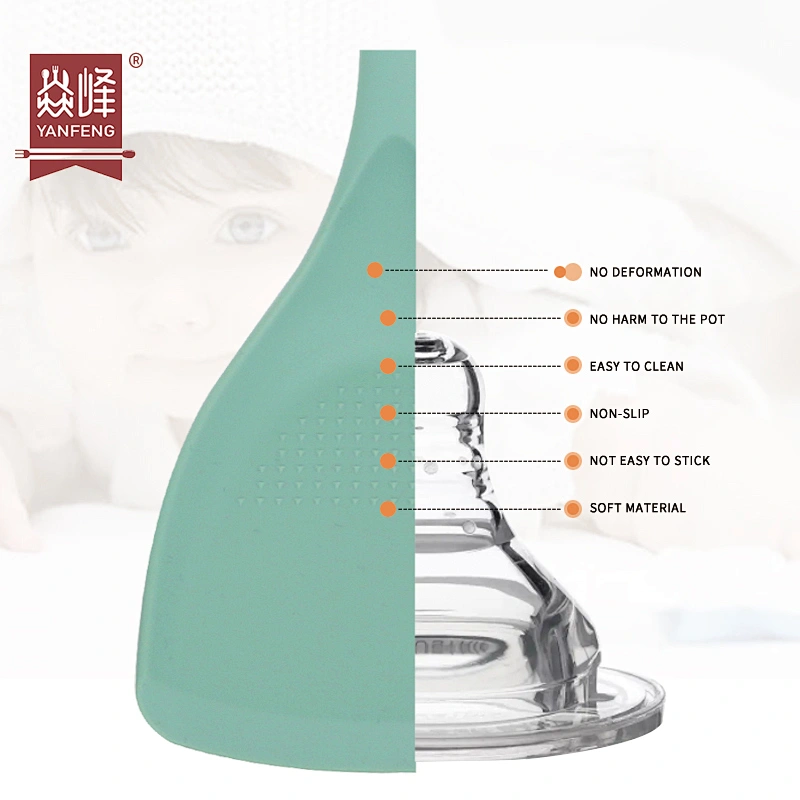 New Products Silicone High Quality Kitchen Turner Heat-resistant Non-slip Cooking Utensils Silicone Turner