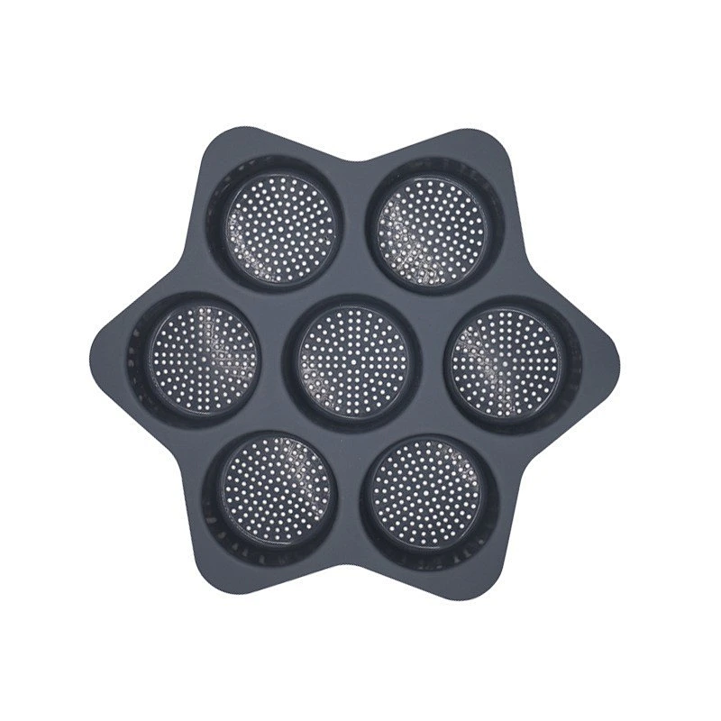 Amazon Hot Sell Eco-friendly Silicone Baking Bread Mold Burger Bun Mold Baking Tools Silicone Hamburger Mold