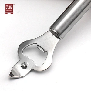Factory Hot Sale Eco Friendly Metal Beer Bottle Can Opener Kitchen Tools Stainless Steel Beer Bottle Opener