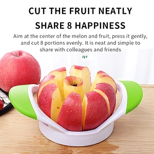 Best Selling Eco-friendly Apple Slicer Cutter Fruit Vegetable Tools Stainless Steel Fruit Apple Slicer For Corer Cutter