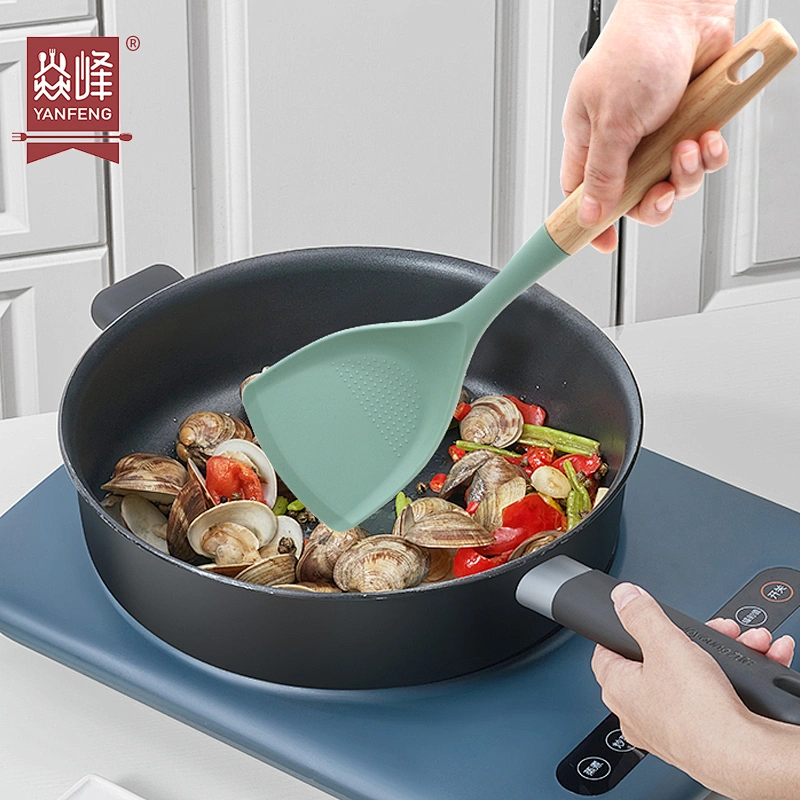 Hot Home Eco Friendly Kitchen Accessories Kitchen Utensils Set Kitchen Gadgets 4 Piece Silicone Cooking Utensils Sets