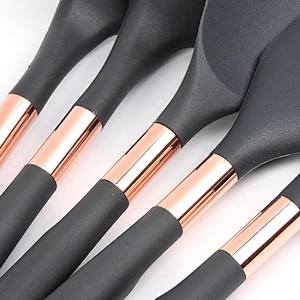 Amazon Hot Selling multi function10 pcs Silicone Cooking Tool Sets Non-Stick cocina de Silicone Kitchen Utensils Sets