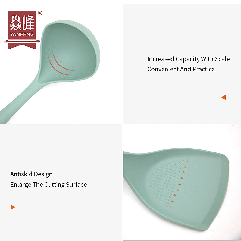 Hot Home Eco Friendly Kitchen Accessories Kitchen Utensils Set Kitchen Gadgets 4 Piece Silicone Cooking Utensils Sets