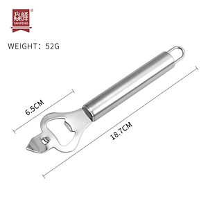 Factory Hot Sale Eco Friendly Metal Beer Bottle Can Opener Kitchen Tools Stainless Steel Beer Bottle Opener