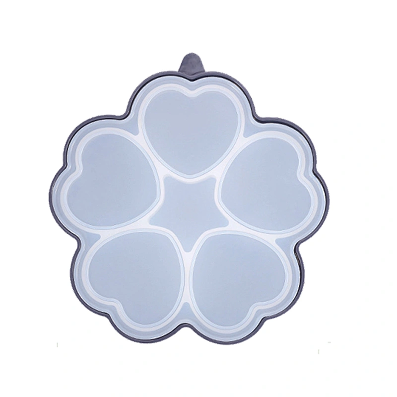 WHOLESALE HEART SHAPED SILICONE MOLDS KITCHEN TOOLS REUSABLE HAMBURGER MEAT MOLD NON-STICK CHOCOLATE SILICONE MOLD