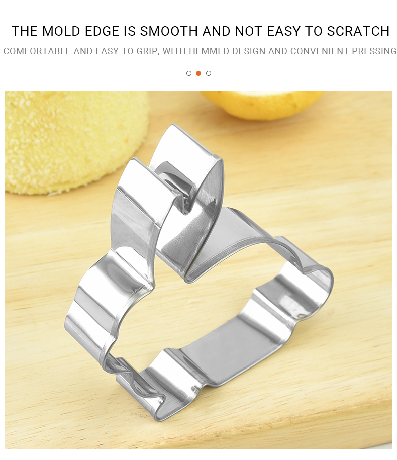Home And Kitchen Bakeware Set Baking Cookie Moulds Food Grade Stainless Steel Christmas Baking Cake Mould Nonstick Cookie Cutter