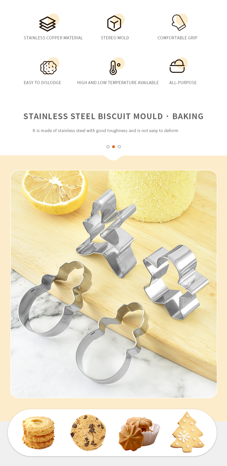DIY Dessert Pastry Decoration Baking Tools Xmas Theme Biscuit Moulds bakeware set Christmas Stainless Steel Cookie Mold Custom