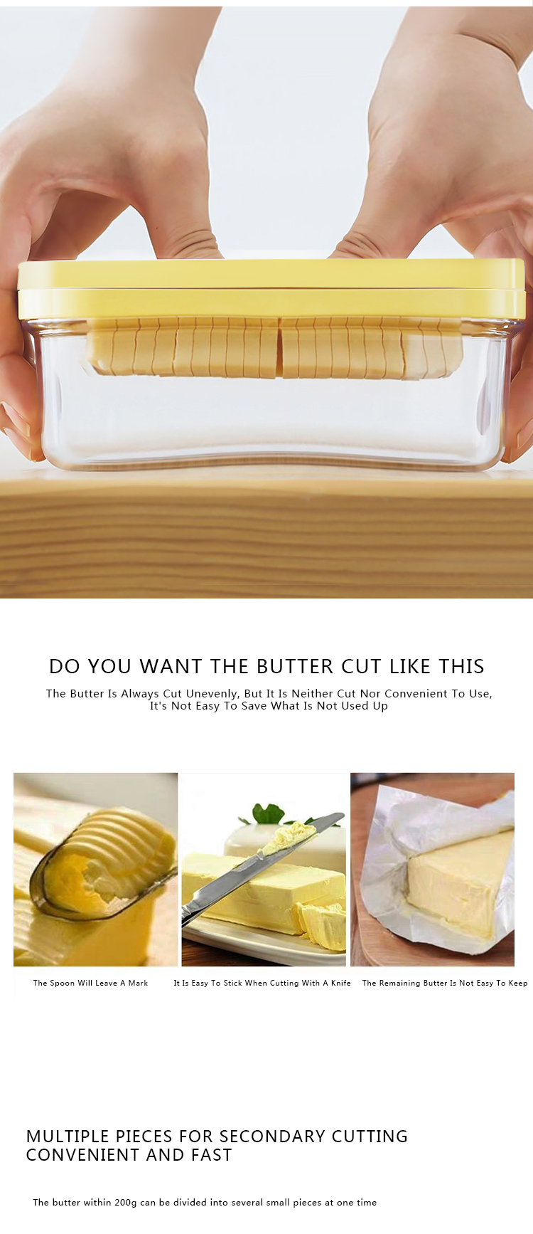 Multipurpose Cheese Butter Cutter Box