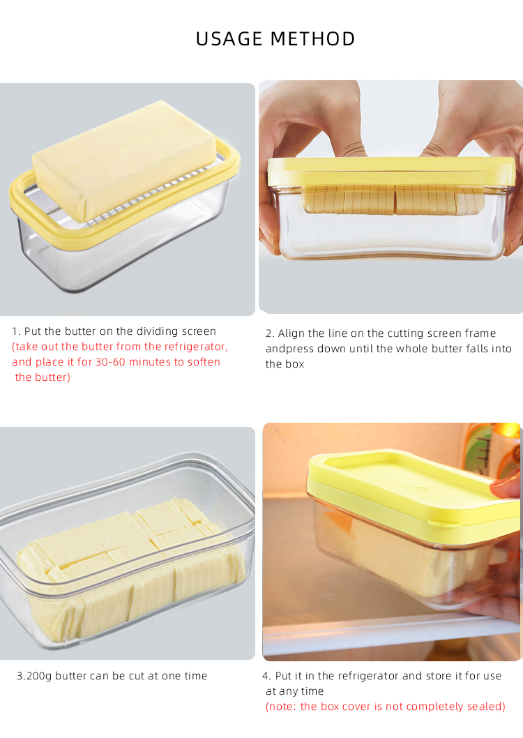 Hot Sale Cheese Butter Cutting Storage Box Baking Supplies Chocolate Cheese Cutting Multipurpose Cheese Butter Cutter Box