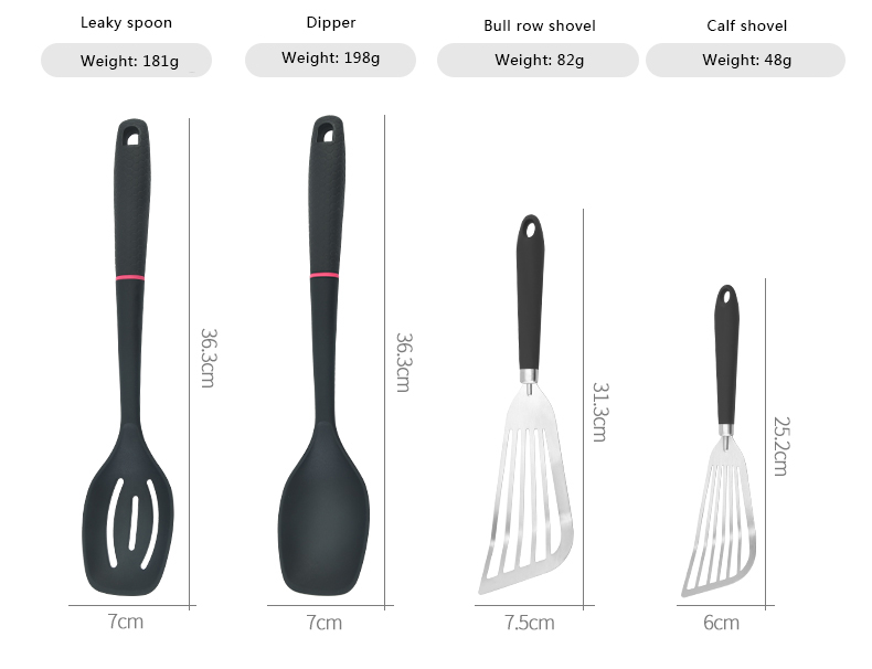 8Pcs nylon kitchen tools