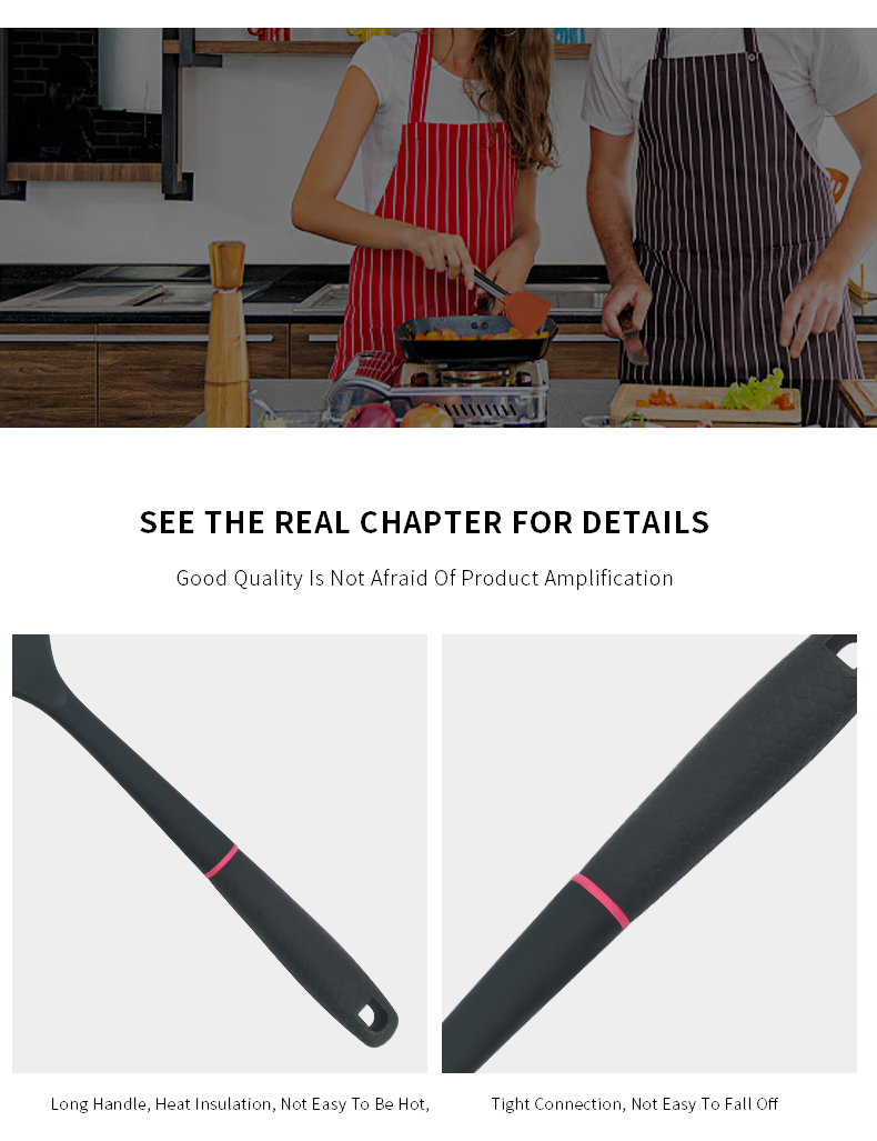 8Pcs nylon kitchen tools