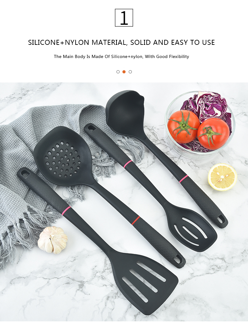 Cooking Tools kitchen accessories 8Pcs nylon kitchen tools nylon kitchen utensils set Non Stick cookware set