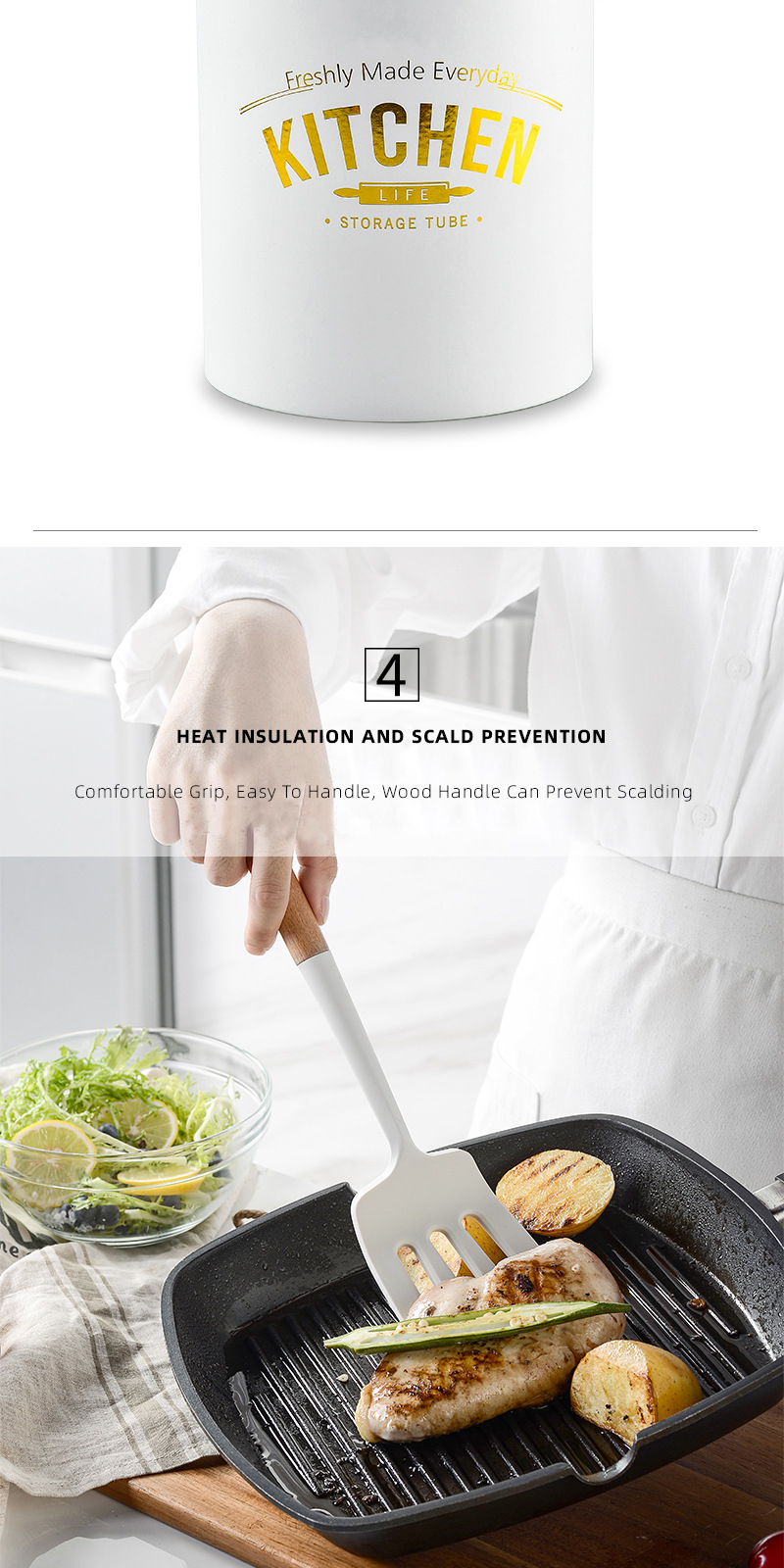 Wooden Handle Kitchenware