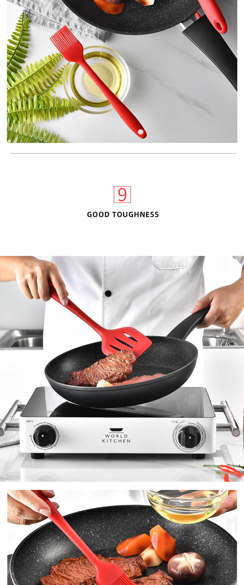 Silicone Kitchen Utensils set