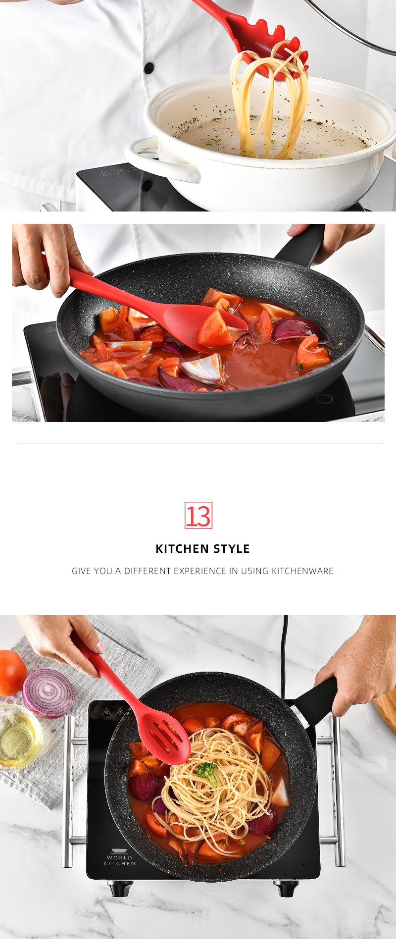Silicone Kitchen Utensils set