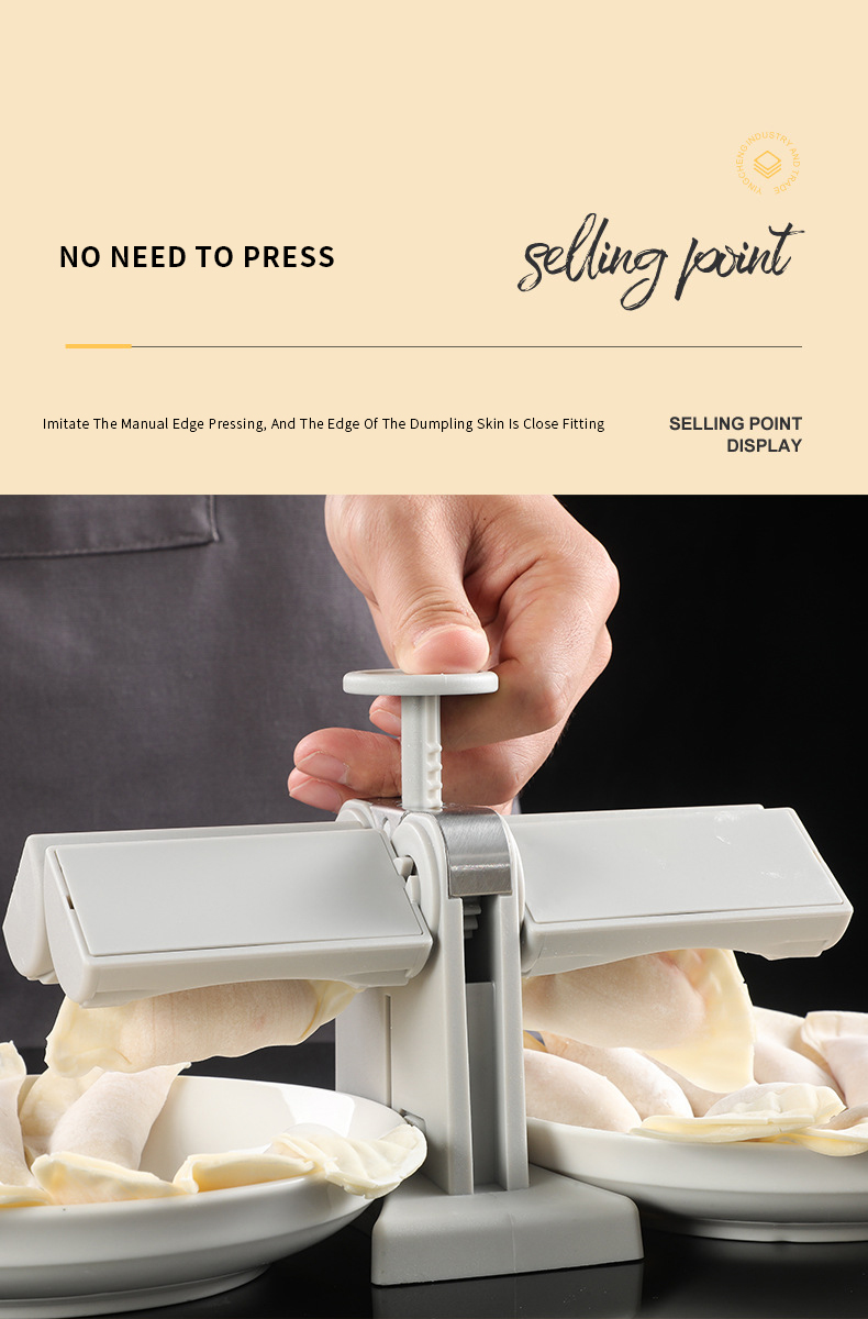 Manual Dumpling Mould Maker Bakeware Sets Gadget For Ravioli Food Small Household Dough Press Dumpling Skin Pattern