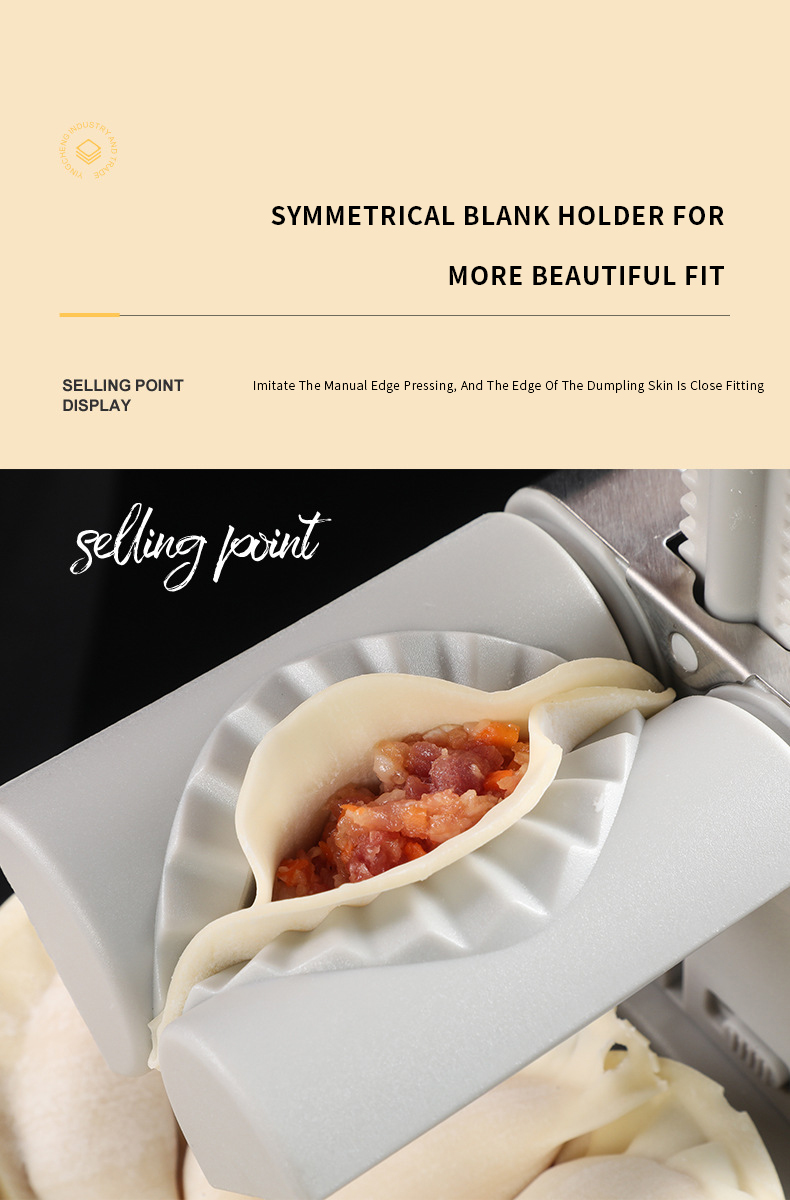 Manual Dumpling Mould Maker Bakeware Sets Gadget For Ravioli Food Small Household Dough Press Dumpling Skin Pattern