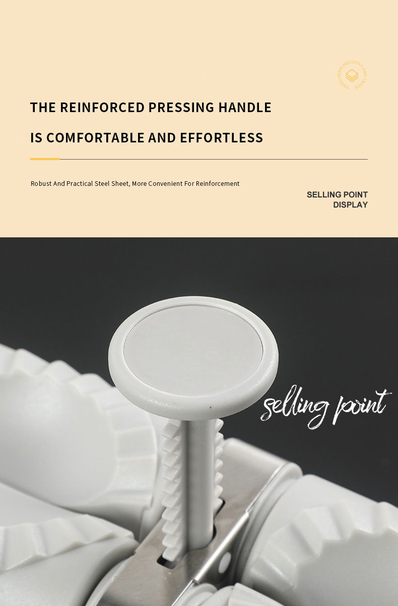 Manual Dumpling Mould Maker Bakeware Sets Gadget For Ravioli Food Small Household Dough Press Dumpling Skin Pattern