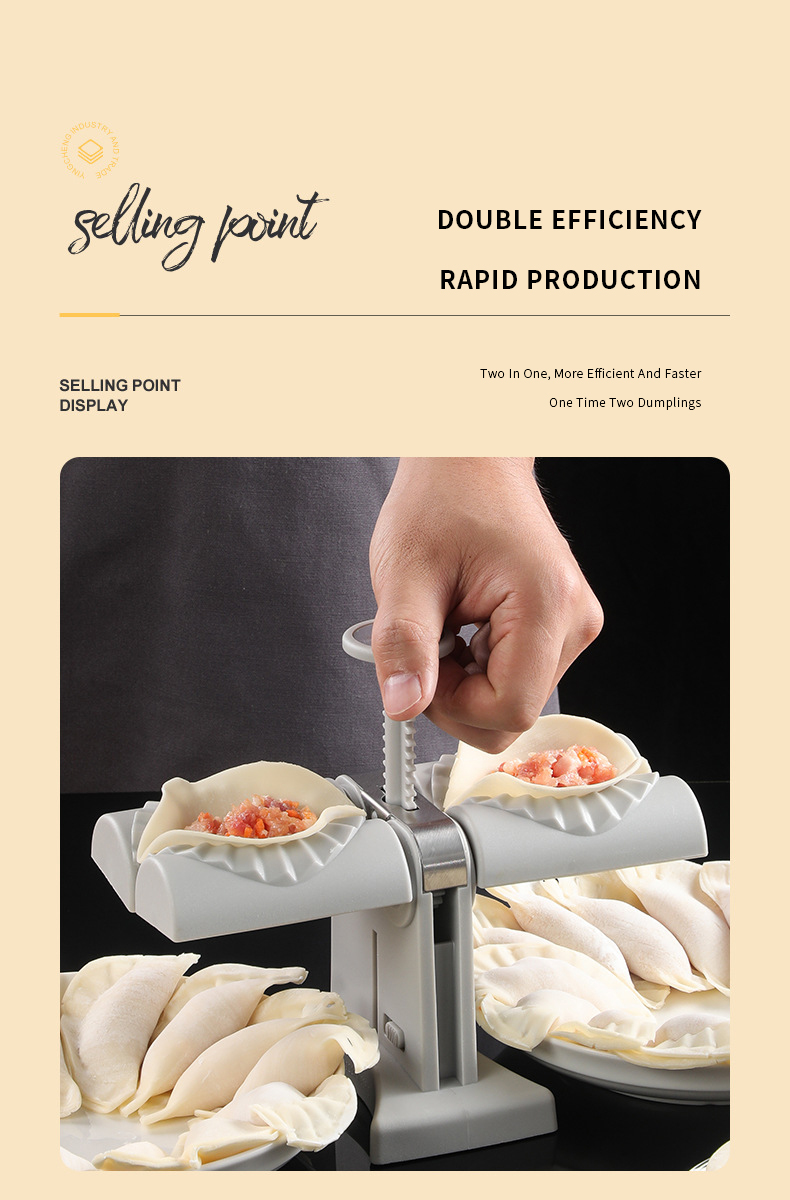 Manual Dumpling Mould Maker Bakeware Sets Gadget For Ravioli Food Small Household Dough Press Dumpling Skin Pattern