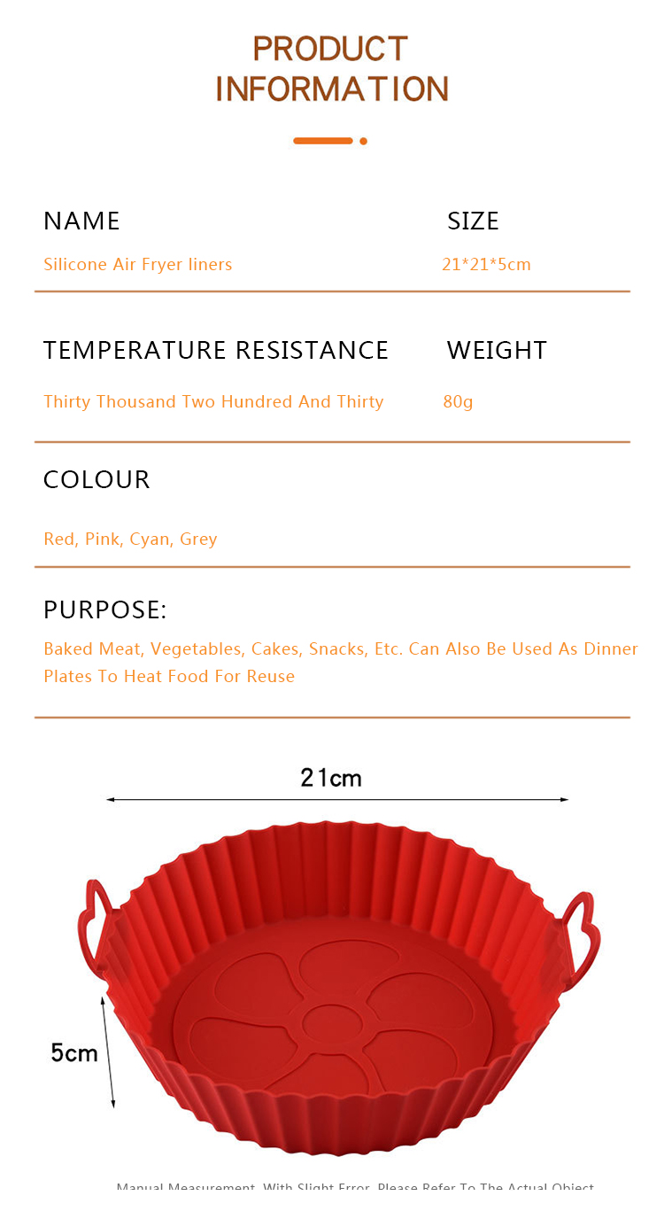Air Fryer Silicone Pot