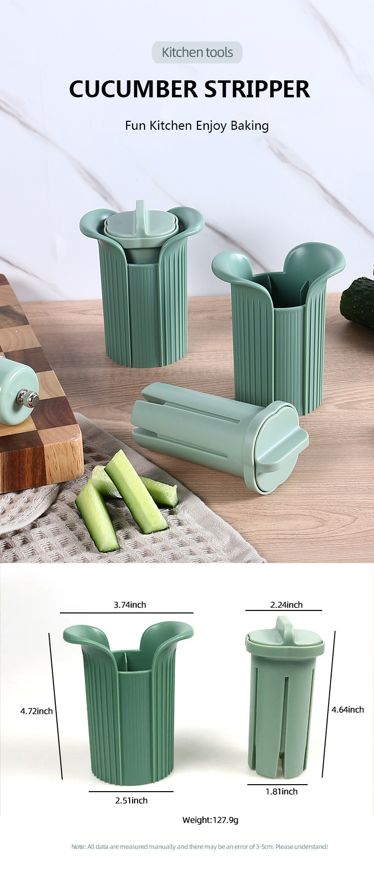 Kitchen Accessories Multifunctional Vegetable Cutting Tools Kitchen Gadgets Manual Vegetable Slicer Cucumber Strawberry Slicer