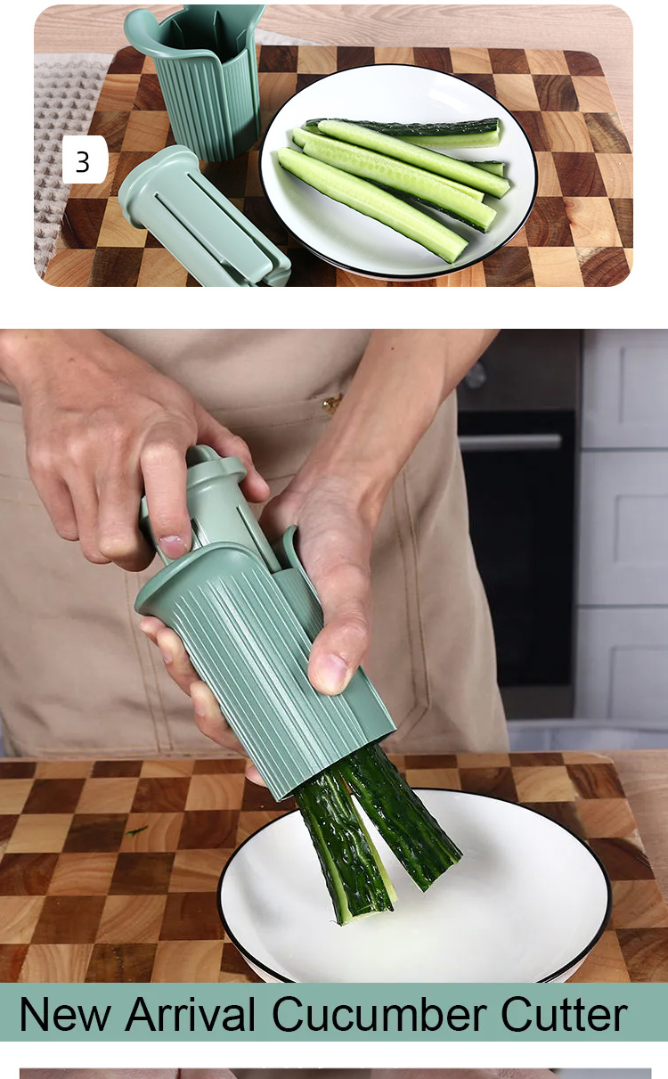 Kitchen Accessories Multifunctional Vegetable Cutting Tools Kitchen Gadgets Manual Vegetable Slicer Cucumber Strawberry Slicer