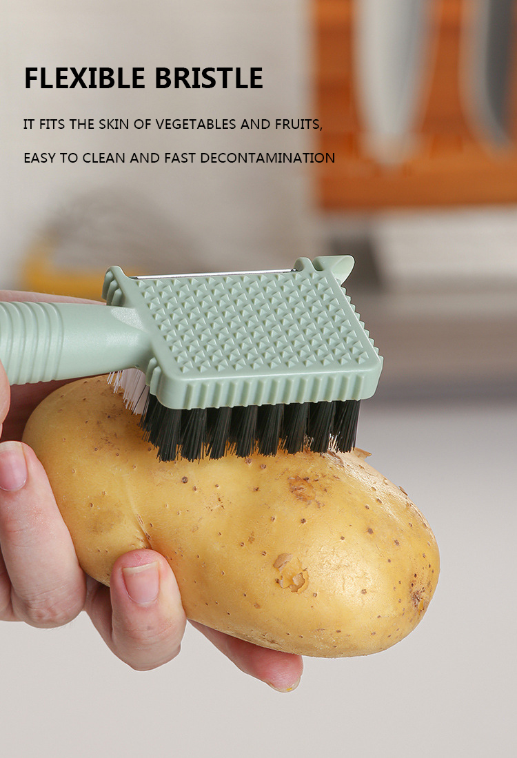 Fruit And Vegetable Cleaning Brush