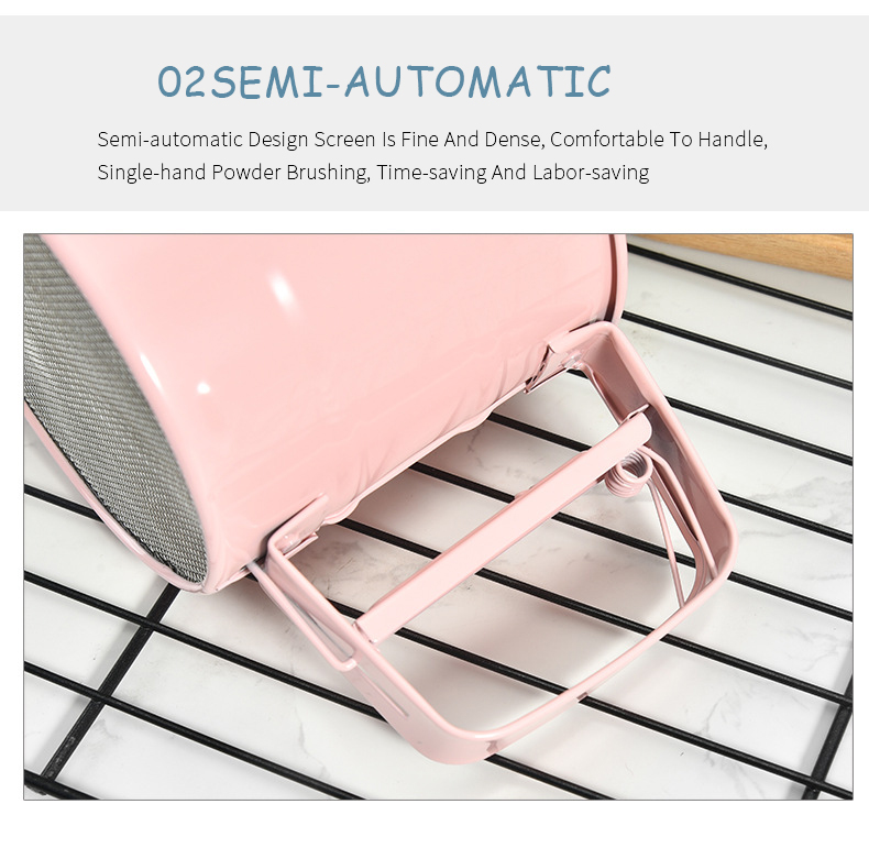 Bakeware Baking Flour Sieve Cup Stainless Steel Handheld Mesh Sieve Cup Cake Baking Tools Flour Sifter Manual Press Flour Sieve